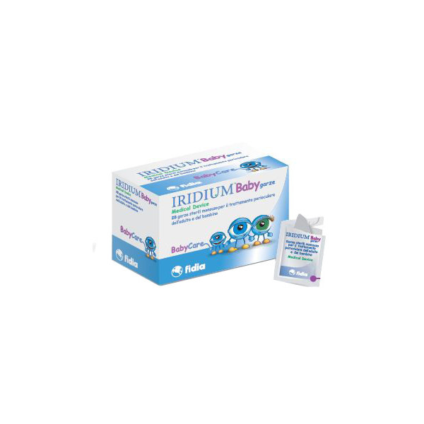 GARZA OCULARE MEDICATA IRIDIUM BABY 28 PEZZI