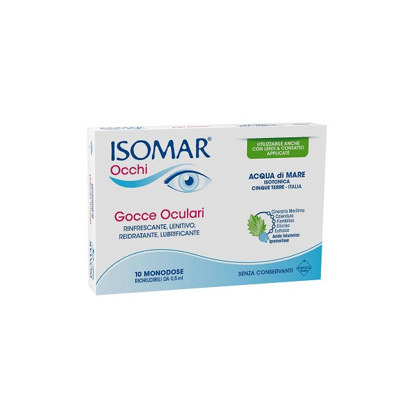 ISOMAR OCCHI GOCCE OCULARI ALL'ACIDO IALURONICO 0,20% 10 FLACONCINI