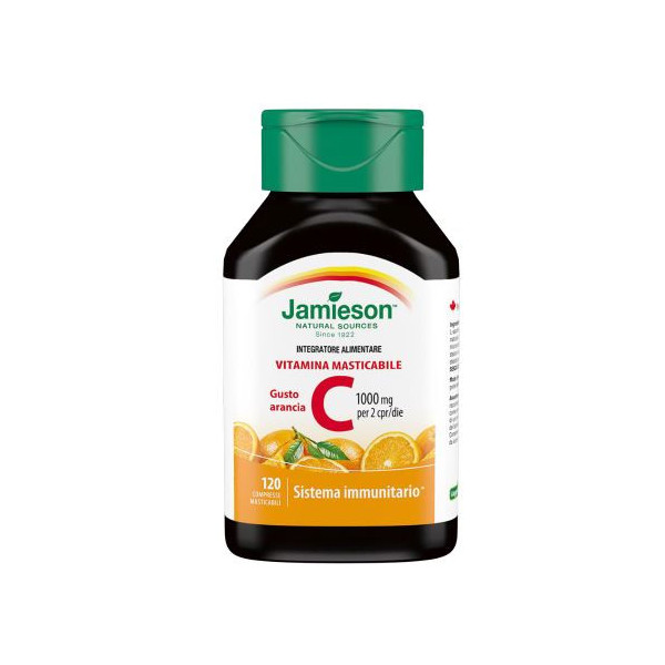 JAMIESON VITAMINA C 1000 MASTICABILE ARANCIA 120 COMPRESSE