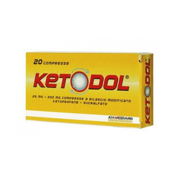 KETODOL*20CPR 25MG+200MG