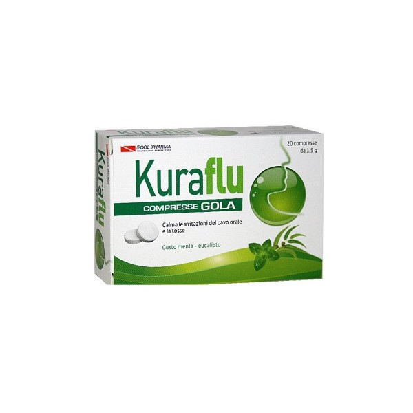 KURAFLU GOLA EUCALIPTO 20 COMPRESSE 1,5 G