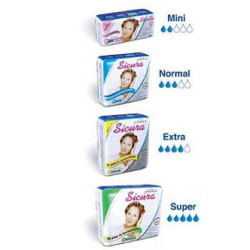 LADY PRESTERIL PANNOLONE PER INCONTINENZA  SICURA MISURA MINI20 PEZZI