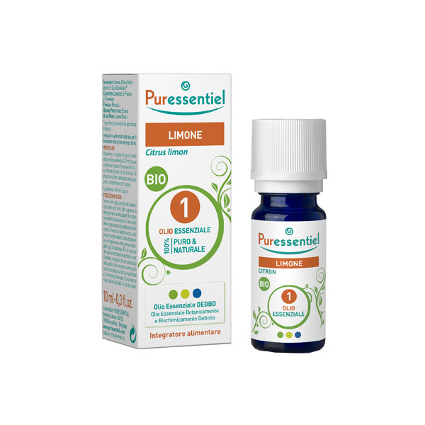 PURESSENTIEL LIMONE OLIO ESSENZIALE BIO 10 ML