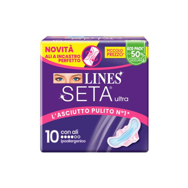 LINES SETA ULTRA ASSORBENTI ALI DWCT 10 PEZZI