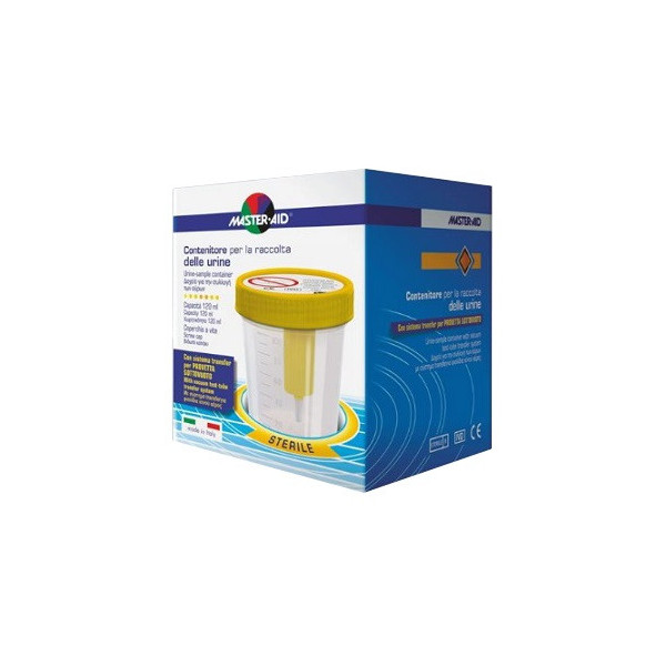 CONTENITORE RACCOLTA URINA SOTTOVUOTO MASTER-AID 120 ML