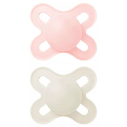 MAM SUCCHIETTO ORIGINAL START 0-2 MESI SILICONE FEMMINA 2 PEZZI