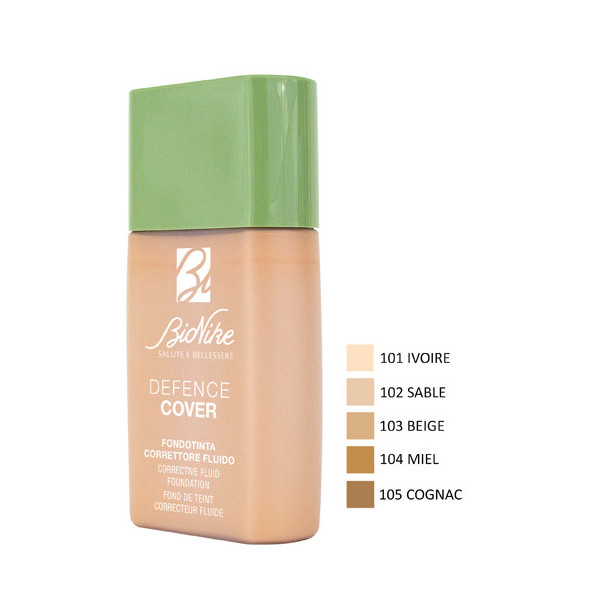 DEFENCE COVER FONDOTINTA CORRETTORE FLUIDO 102 40 ML