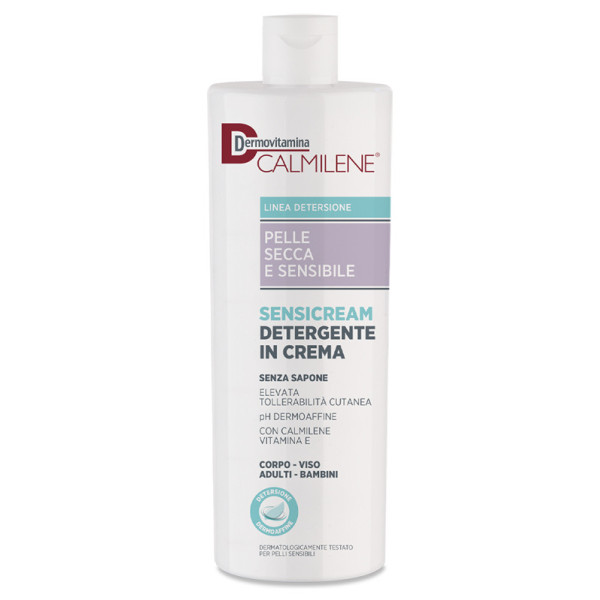 DERMOVITAMINA CALMILENE SENSICREAM DETERGENTE IN CREMA SENZA SAPONE PER PELLE SECCA E SENSIBILE 500 ML