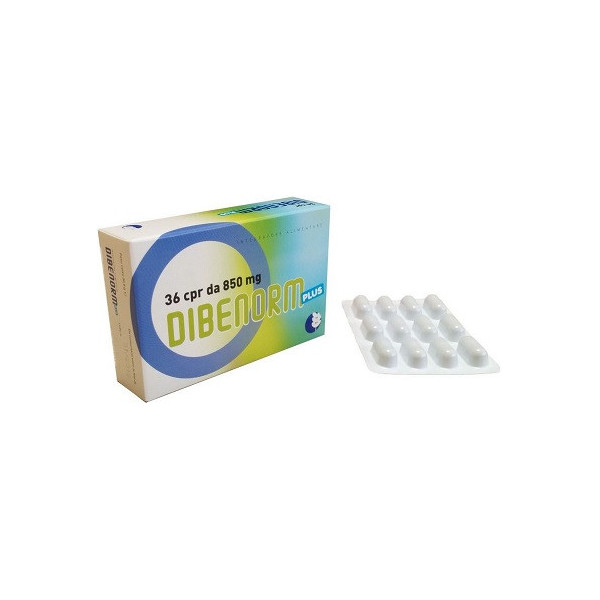 DIBENORM PLUS 36 COMPRESSE 850 MG
