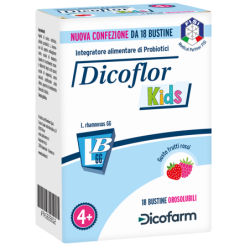 DICOFLOR KIDS 18 BUSTINE OROSOLUBILI GUSTO FRUTTI ROSSI