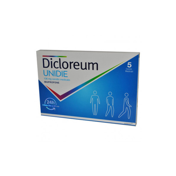 DICLOREUM UNIDIE*5CER 136MG24H