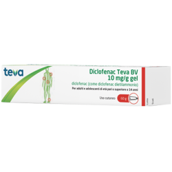 DICLOFENAC TEVA*GEL 60G 10MG/G