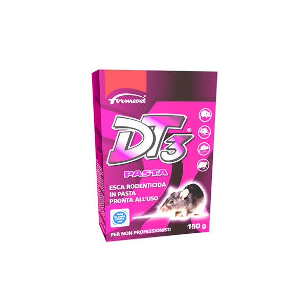DT3 PASTA ESCA RODENTICIDA PRONTA ALL'USO 150 G