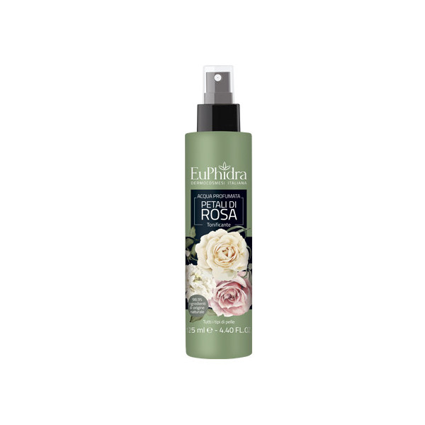 EUPHIDRA ACQUA PROFUMATA ROSA IN FLACONE CON ETICHETTA POMPA SPRAY
