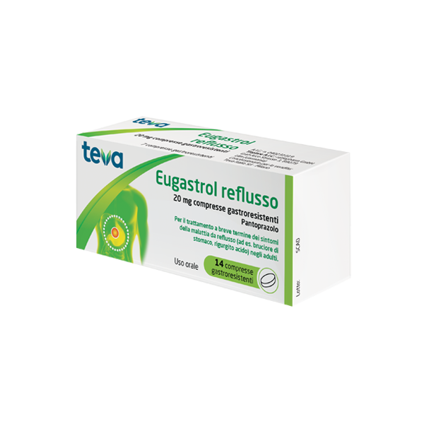 EUGASTROL REFLUSSO*14CPR 20MG