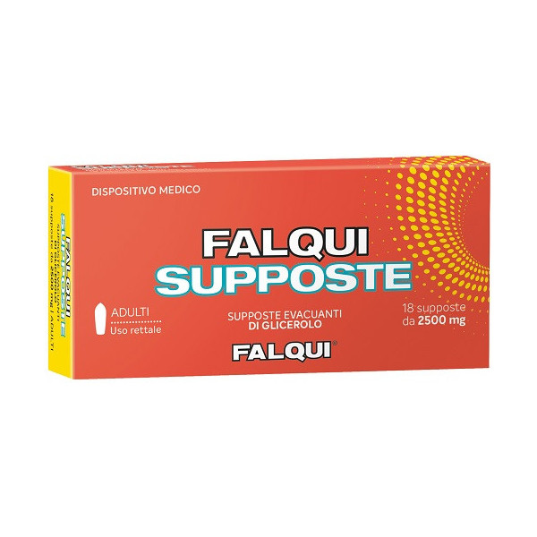 SUPPOSTE FALQUI 18 SUPPOSTE CON GLICERINA 2500MG ADULTI