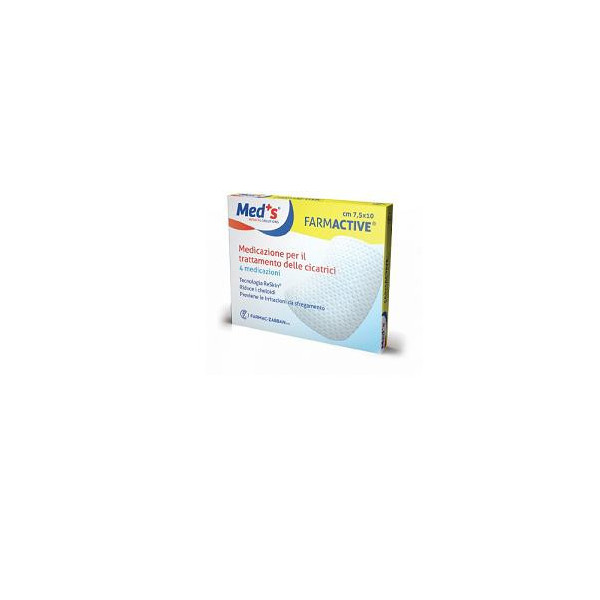 CEROTTO FARMACTIVE CICATRICI 7,5X10 CM 4 PEZZI