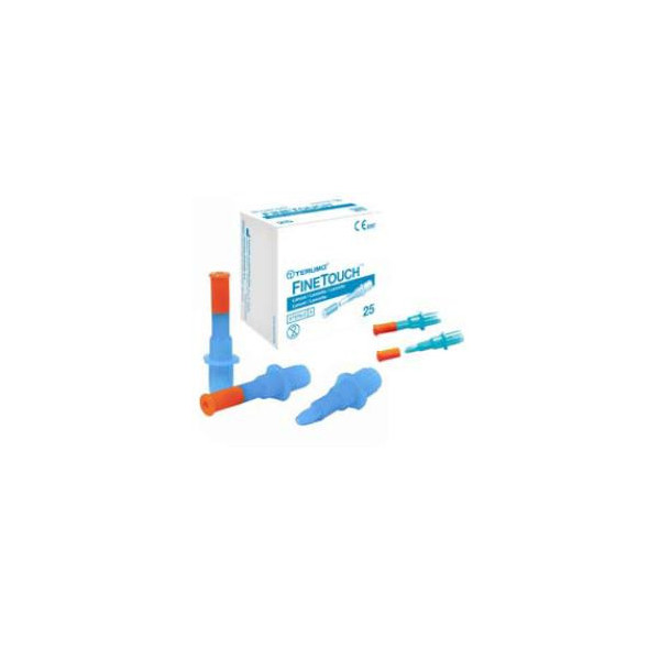 LANCETTE PUNGIDITO FINETOUCH 23 GAUGE 25 PEZZI