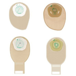 SACCA COLOSTOMIA FONDO CHIUSO COLORE BEIGE MISURA 15/75MM 30 PEZZI