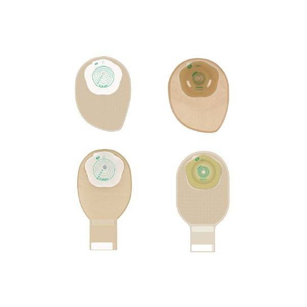SACCA COLOSTOMIA FONDO CHIUSO COLORE BEIGE MISURA 15/75MM 30 PEZZI