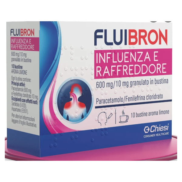 FLUIBRON INFLUENZA E RAFF*10BS