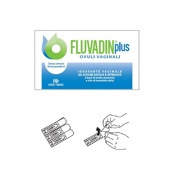 OVULI VAGINALI FLUVADIN PLUS 10 PEZZI