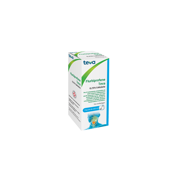 FLURBIPROFENE TE*COLLUT 160ML