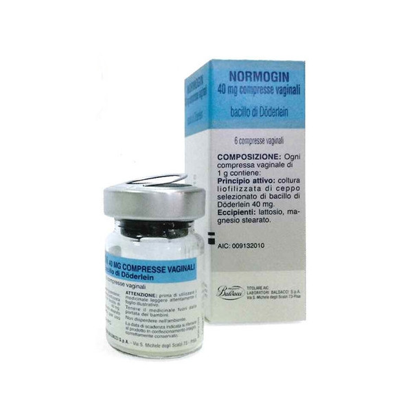 NORMOGIN*6CPR VAG 40MG