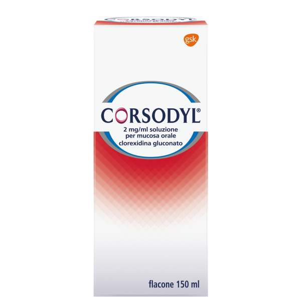 CORSODYL*SOLUZ 150ML 200MG/100