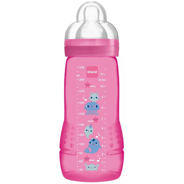 MAM EASY ACTIVE BIBERON 4+ 330 ML TETTARELLA 3 FEMMINA