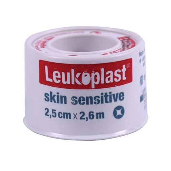 LEUKOPLAST SKIN SENSITIVE CEROTTO SU ROCCHETTO CON MASSA ADESIVA IN SILICONE M2,6 X 2,5CM 1 PEZZO