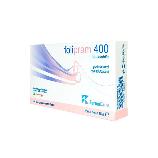 FOLIPRAM 400 60 COMPRESSE OROSOLUBILI GUSTO AGRUMI