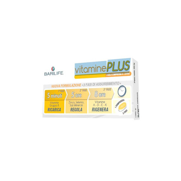 BARILIFE VITAMINE PLUS 30 COMPRESSE TRIFASE