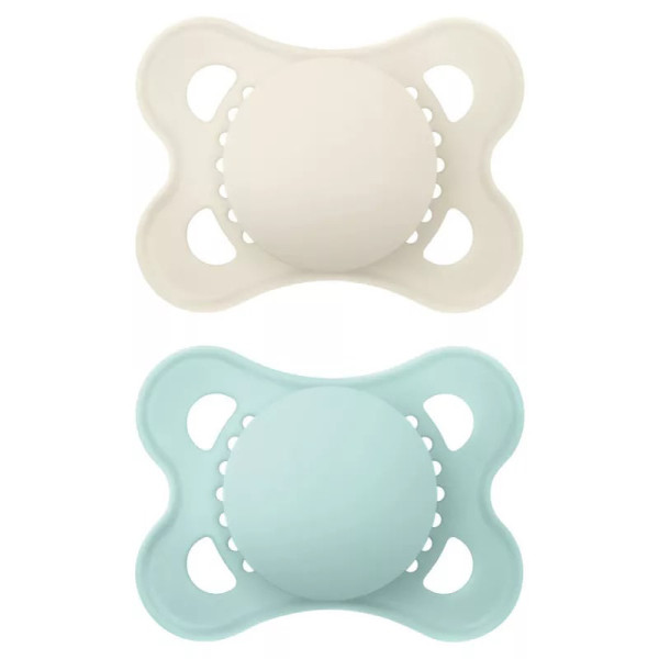 MAM SUCCHIETTO ORIGINAL 2-6 MESI SILICONE NEUTRO 2 PEZZI