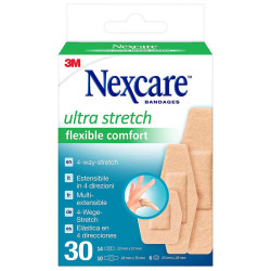CEROTTO PREPARATO NEXCARE COMFORT 360 GRADI N1130ASD04 ASSORTITI 3 MISURE 14 CEROTTI 22X57MM + 6 CEROTTI 23X28MM + 10 CEROTTI 28