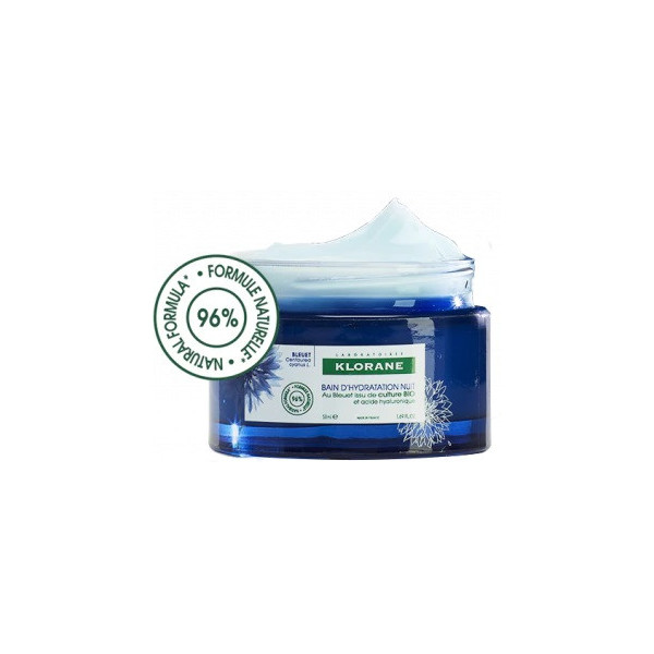 KLORANE CREMA IDRATANTE NOTTE FIORDALISO ACIDO IALURONICO 50 ML