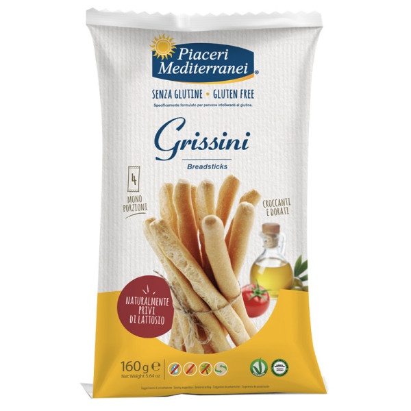 PIACERI MEDITERRANEI GRISSINI 160 G