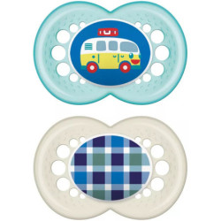 MAM SUCCHIETTO ORIGINAL 16+ SILICONE MASCHIO 2 PEZZI