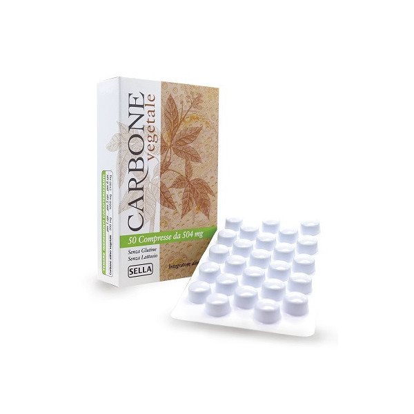 CARBONE VEGETALE 50 COMPRESSE