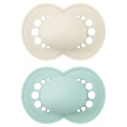 MAM ORIGINAL 6+ SILICONE NEUTRO 2 PEZZI