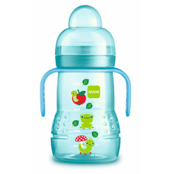 MAM TRAINER 220 ML 4+ BECCUCCIO SOFT SILICONE FEMMINA