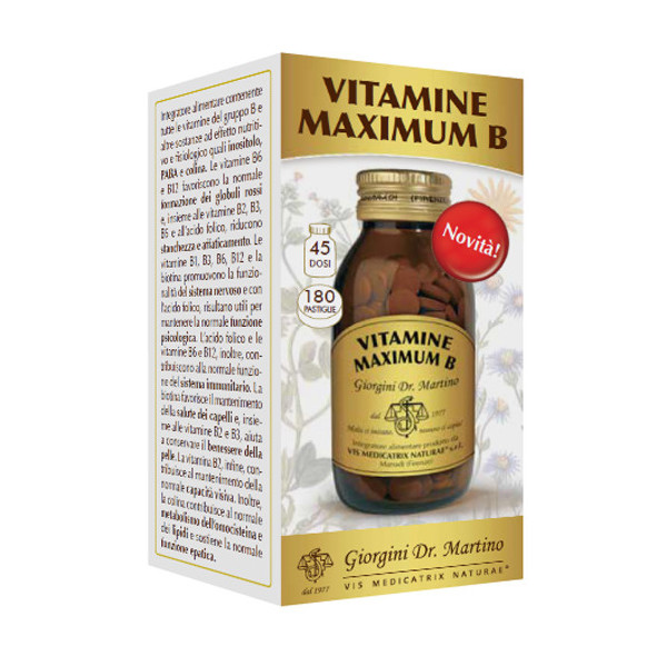 VITAMINE MAXIMUM B 180 PASTIGLIE