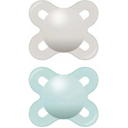 MAM SUCCHIETTO ORIGINAL START 0-2 MESI SILICONE NEUTRO 2 PEZZI