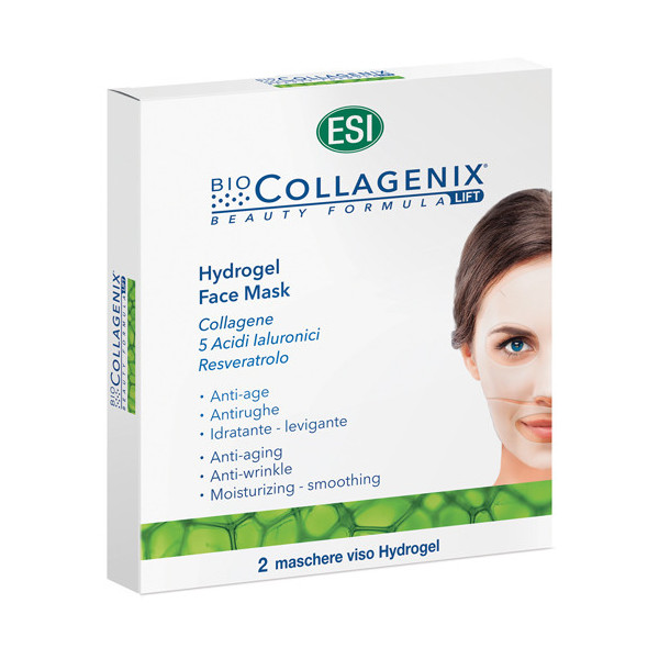 ESI BIOCOLLAGENIX HYDROGEL FACE MASK 2 PEZZI