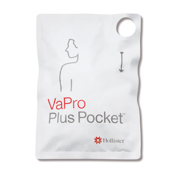 CATETERE INTERMITTENTE VAPRO PLUS POCKET NO TOUCH CON SACCA CH 10 30 PEZZI