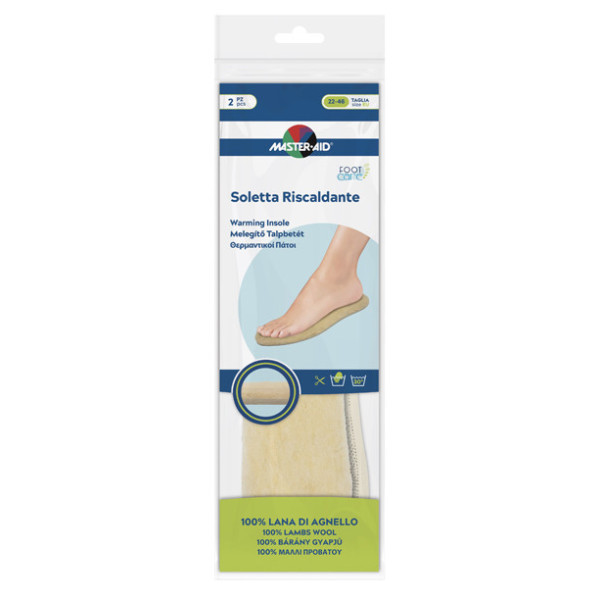 MASTER-AID FOOTCARE SOLETTA RISCALDANTE RITAGLIABILE 2 PEZZI I3