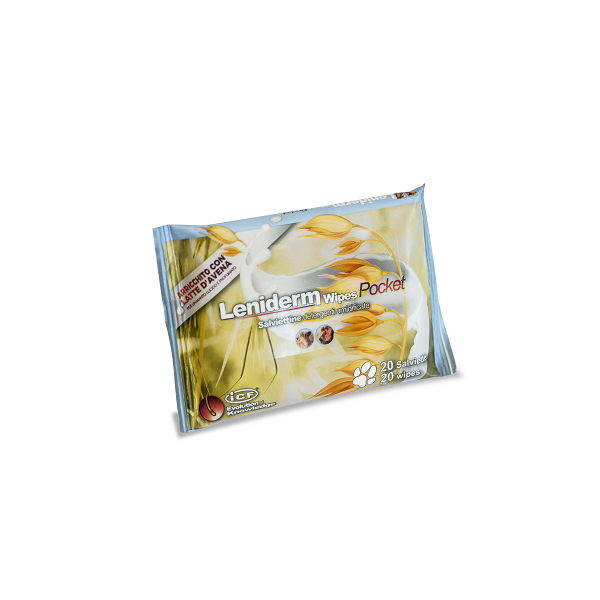 LENIDERM WIPES POCKET 20 PEZZI