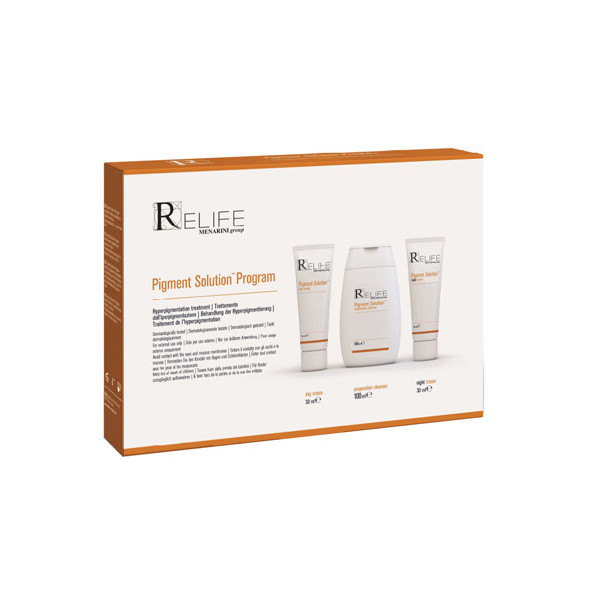 PIGMENT SOLUTION PROGRAM KIT DAY CREAM 30 ML + NIGHT CREAM 30 ML + CLEANSER 100 ML NUOVO PACKAGING MULTILINGUA