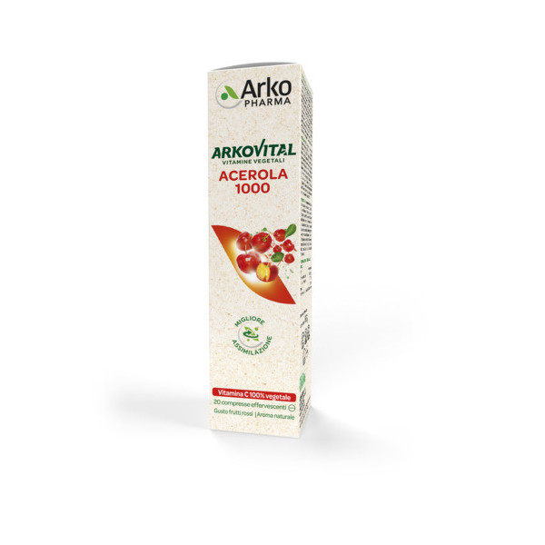 ARKOVITAL ACEROLA 1000 EFFERVESCENTE 20 COMPRESSE