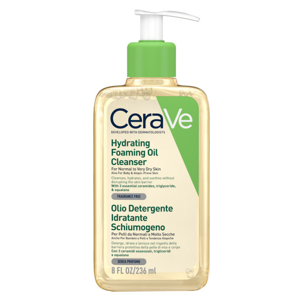 CERAVE OLIO DETERGENTE IDRATANTE SCHIUMOGENO 236 ML